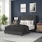 Flash Furniture Charcoal Queen Platform Bed with Headboard YK-1078-CHAR-F-GG - alternate 1